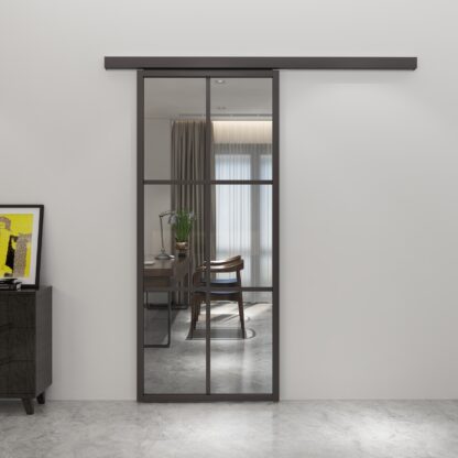 2x3 Crittall style sliding glass door with softclose
