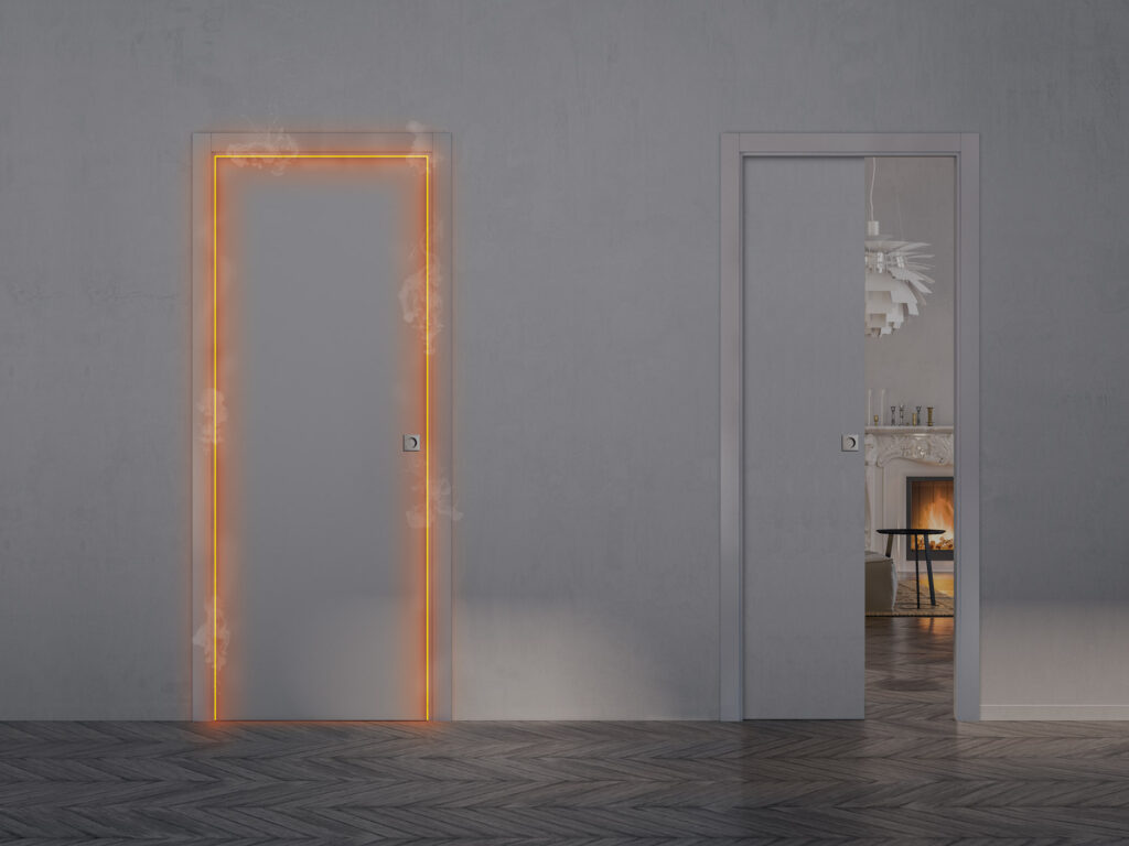 ECLISSE Classic Fire-Rated Pocket Door Kit – Single