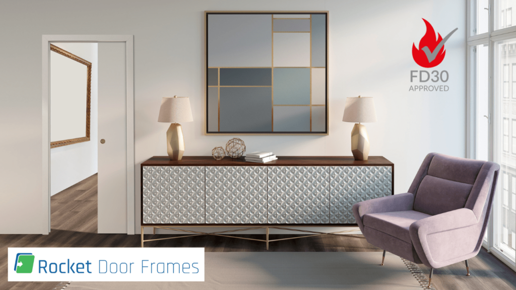 Rocket Door Frames – 70mm Fire Rated Pocket Door Kit