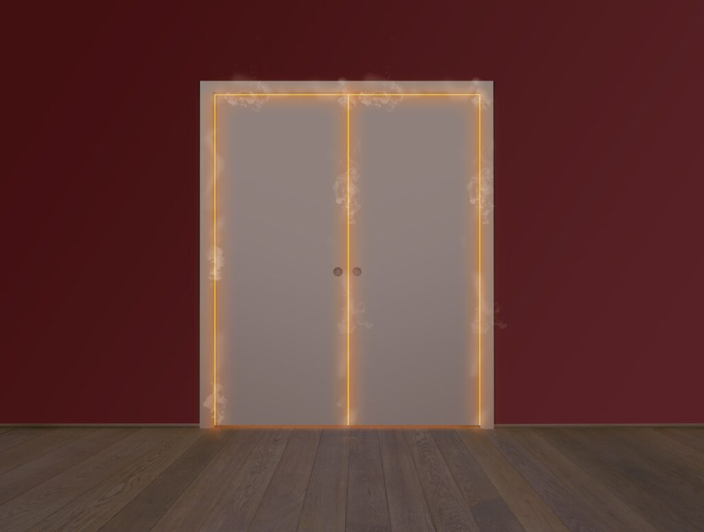 ECLISSE Pocket Door System – Classic Double Fire-Rated
