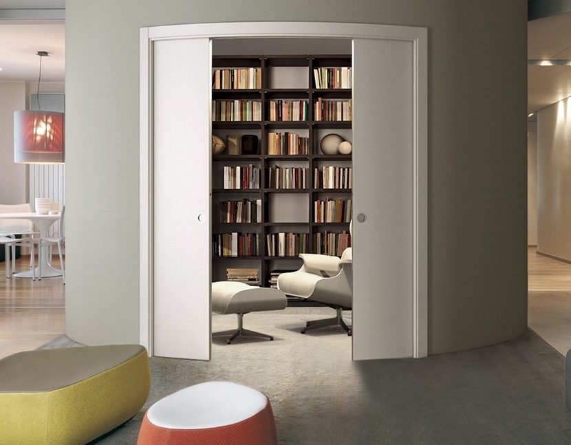 ECLISSE Pocket Door System – Curved Double