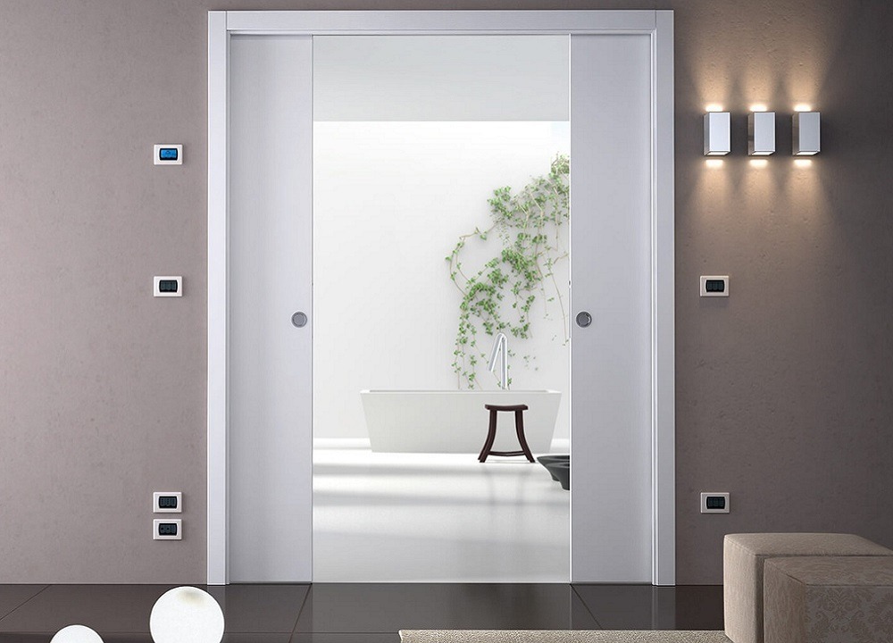 ECLISSE Pocket Door System – Classic Double Wiring-Ready