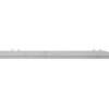 The ECLISSE BIAS® DS Bi-directional Soft-Close is a long, flat grey metal bar with a circular knob and small top protrusions for ECLISSE sliding doors, shown against a white background.