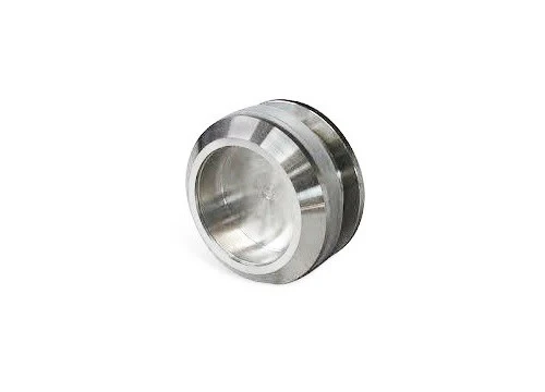 Glass Door Handle – Round Satin Stainless Steel Flush Pull (V524CH)